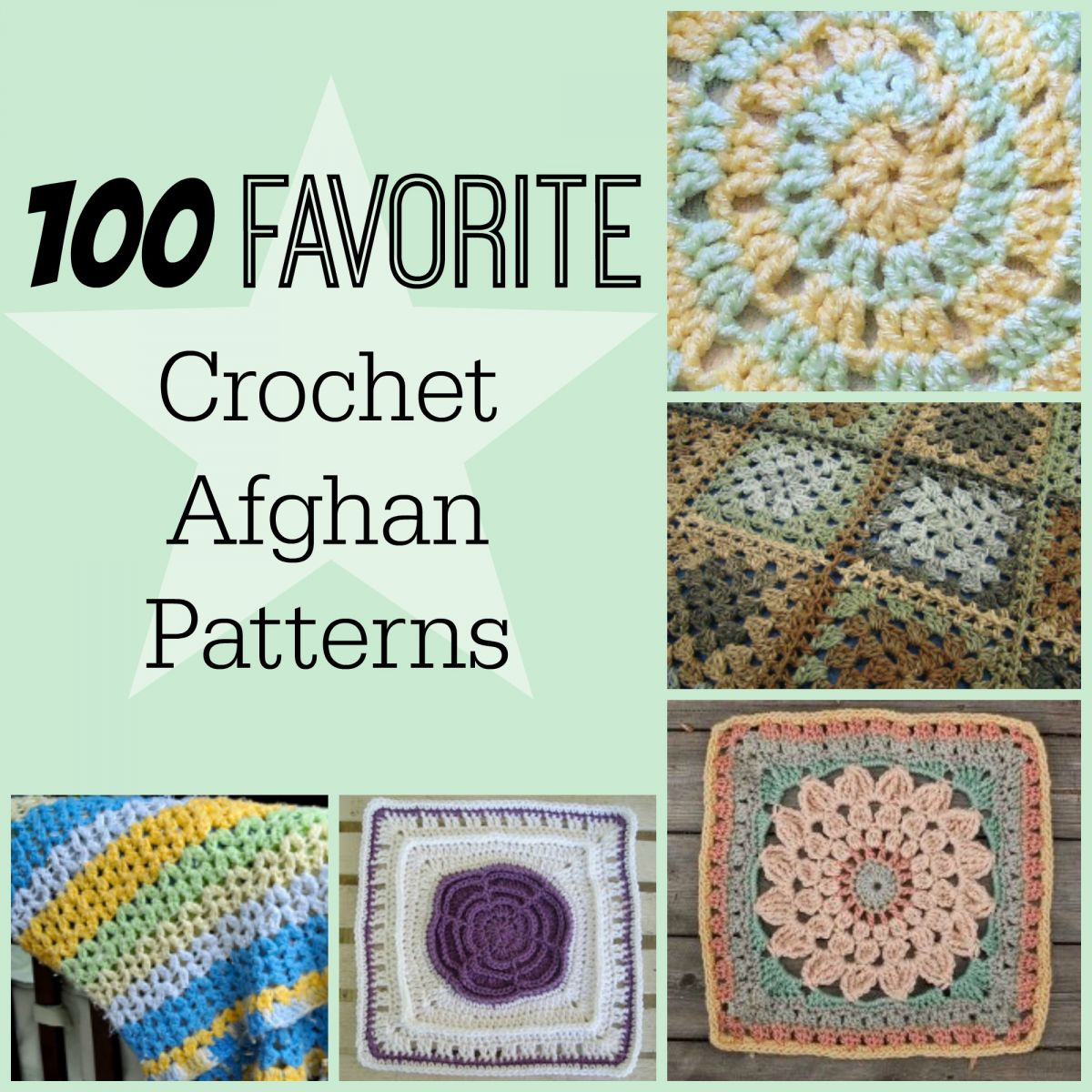 100 Favorite Crochet Afghan Patterns
