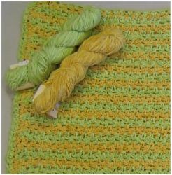 Cotton Chenille Crochet Baby Blanket Free Crochet Pattern