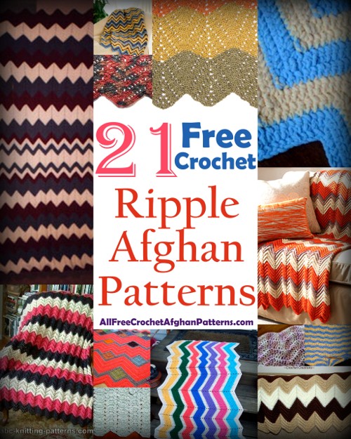 26 Free Crochet Ripple Afghan Patterns | AllFreeCrochetAfghanPatterns.com